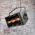 1950s Vintage Dark Grey Metal Theater Pendant Light For Sale - Image 5 of 6