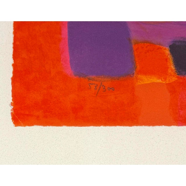 Contemporary Marcel Mouly, Nature Morte a La Guitare, Hand Signed Lithograph, Edition of 300, Framed For Sale - Image 3 of 3