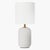 2020s Hable by Visual Comfort Studio Hable Fanny Table Lamp in Matte White Ceramic For Sale - Image 5 of 6