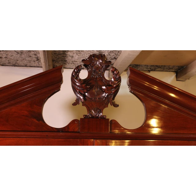 Antique George III Mahogany Library For Sale - Image 5 of 16