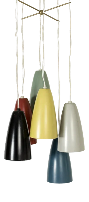 Mid-Century Ceiling Light by Hans Bergström, 1950s