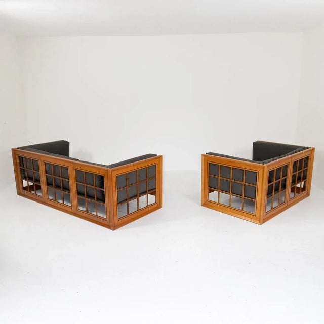 1970s Set of Fox Hunting Series Sofas from Linea Arredo, 1970s For Sale - Image 5 of 9