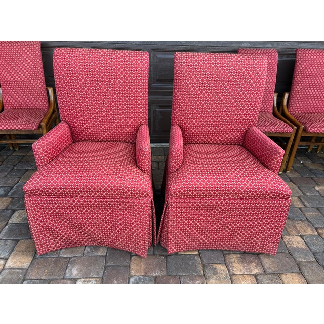 Vintage Henredon Scene One Campaign Dining Chairs For Sale In Las Vegas - Image 6 of 10