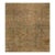 1920s Gray Blue Red Antique Turkish Sivas Carpet 13'9" X 15'6" Allover Wool Rug For Sale
