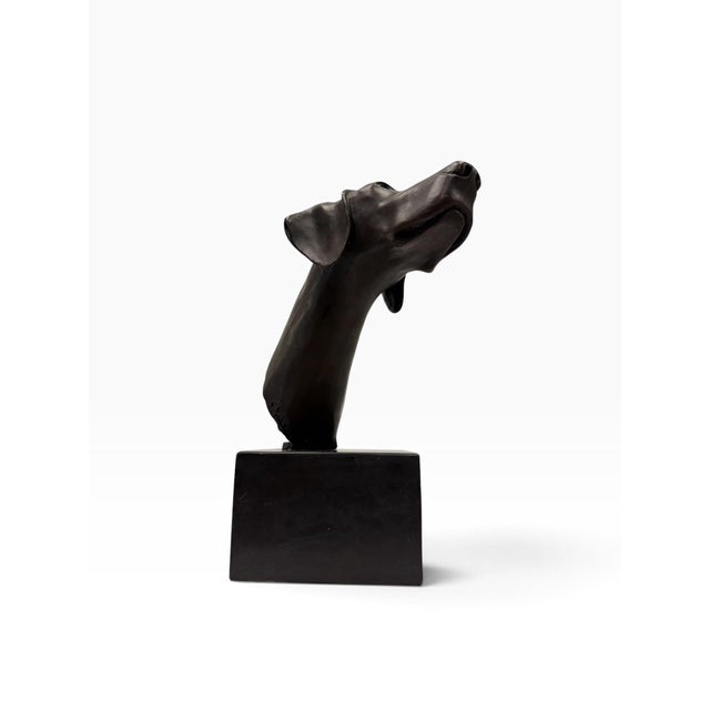 A captivating work of fine art for the sporting dog enthusiast or collector, this authentic mid-century style dog bust is...
