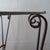 French Art Deco Black Wrought Iron Outdoor Patio Garden Table For Sale - Image 16 of 18