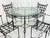 Mario Papperzini for Janus Et Cie Iron Outdoor Dining Set, Table & 4 Chairs, Attributed For Sale - Image 12 of 18