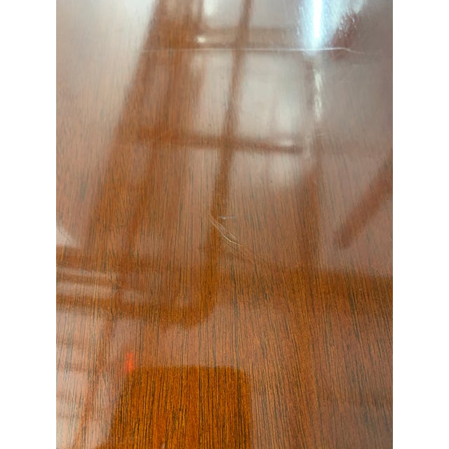 Brown Baker Historic Charleston Chippendale Console Table Desk For Sale - Image 8 of 12