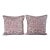 Baroque Pillows by Melissa Levinson, Fortuny-Style Cotton, Italy For Sale