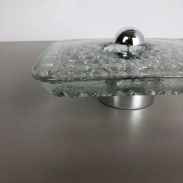 Large Vintage Glass Bubble Sconce from Peill & Putzler 1970s For Sale - Image 9 of 16