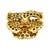 1990s Jean Vitau 18k Yellow Gold Sapphire and Diamond Pansy Brooch For Sale In Las Vegas - Image 6 of 9