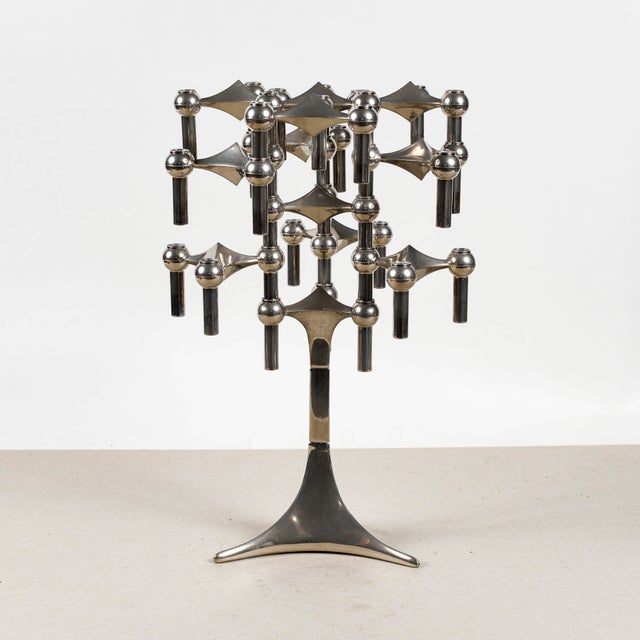 Orion Modular Candelabra by Fritz Nagel for BMF, 1960s For Sale - Image 9 of 14
