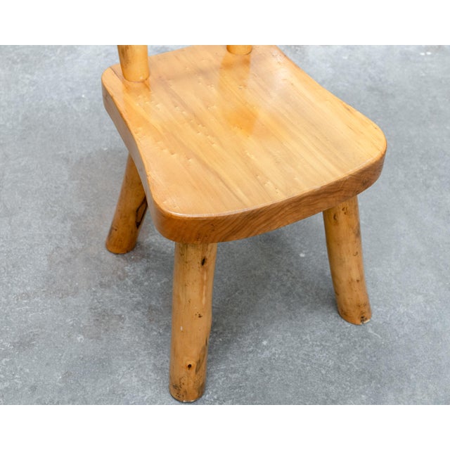 1950s Brutalist Chairs in Elm, 1950, Set of 6 For Sale - Image 5 of 11