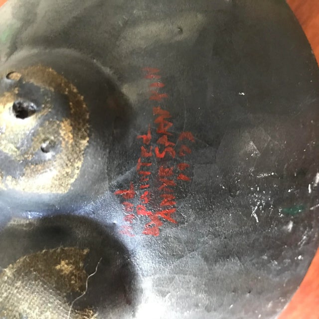 Mid-Century Modern Vintage Atomic Mid Century Modern Hand Made Ceramic Ashtray For Sale - Image 3 of 10