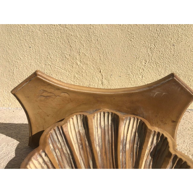 Tan 20th Century Hamilton Collection Seashell Wall Shelf Sconce Bracket For Sale - Image 8 of 9