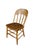 Farmhouse 4 Antique American Oak Windsor Bow Back Chairs Saloon Pub Tavern Caboose Seats For Sale - Image 3 of 18