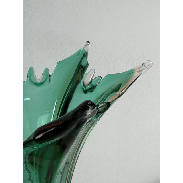 Large Vintage Murano Glass Vase, 1940s For Sale - Image 6 of 13