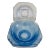 1930s Blue Depression Glass Madrid Bowls - Set of 4 For Sale