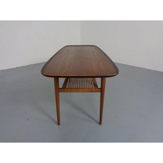 Teak and Oak Coffee Table from Børge Mogensen, Denmark, 1950s For Sale - Image 6 of 14
