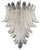 Large Vintage Italian Murano Felci Glass Chandelier, 1990 For Sale
