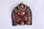 Red Antique Asian Facial Mas in Lacquered and Painted Wood, 1890s For Sale - Image 8 of 8