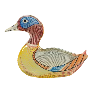Abraham Palatnik Brazil Mid Century Lucite Acrylic Duck Op Art Sculpture