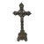 Gorgeous Free Standing Pewter Crucifix For Sale