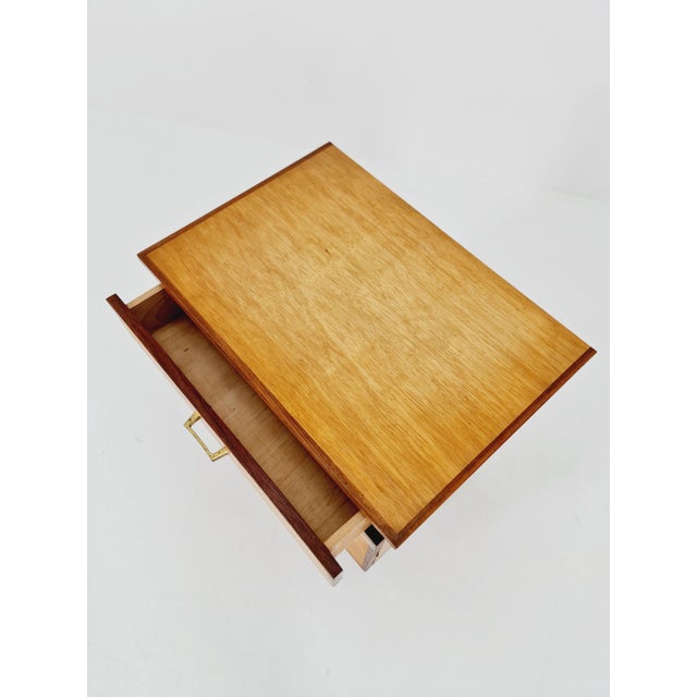 Mid-Century German Beech and Teak Nightstand from WK Möbel, 1960s For Sale - Image 5 of 11