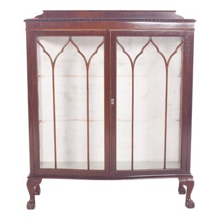 Portuguese Front Display Cabinet, 1890s For Sale