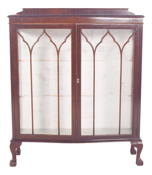 Portuguese Front Display Cabinet, 1890s