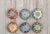 Moroccan Champlevé Cloisonné Ornaments, Set of 6 For Sale - Image 3 of 10