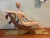 Mid-Century Modern Franz Hagenauer Wood + Brass Reclining Female Nude Sculpture, Circa 1955 For Sale - Image 3 of 11