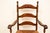 Antique Ladderback Armchair With Ram's Head Arms. For Sale - Image 11 of 18