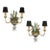 1960s Banci Firenze Fern Appliques / Sconces, a Pair . For Sale