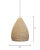 Contemporary Jamie Young Gulf Wood & Iron Steam Pendant For Sale - Image 3 of 8
