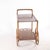 Wooden Serving Cart in Oak, 1970s For Sale - Image 9 of 15