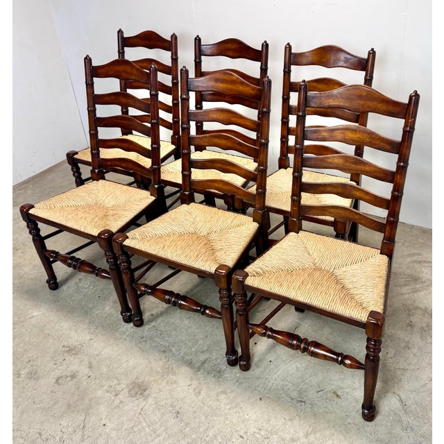 Set of 6 Theodore Alexander Castle Bromwich English Style Dining Room Chairs For Sale - Image 12 of 12