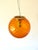 Glass Orange Murano Glass Baloton Pendant Lamp, 1980s For Sale - Image 7 of 17
