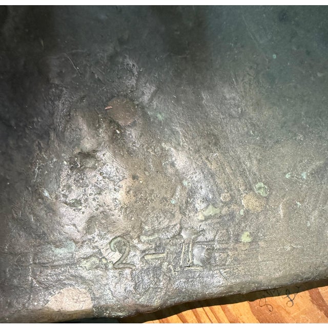 Early 20th Century Bernard Reder, Rare Large Modernist Bronze Sculpture Woman with Bull Bernard Reder, 1957 For Sale - Image 5 of 10