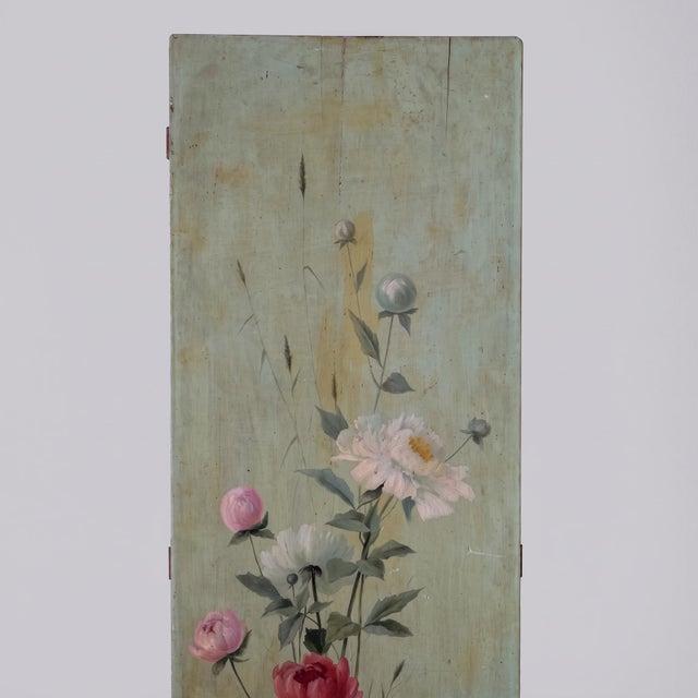 MD, Peony Decoration, 1890s, Paint and Wood For Sale - Image 6 of 8