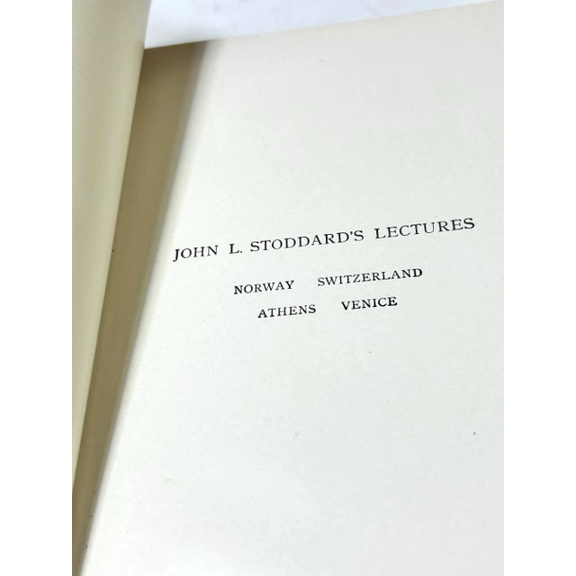 Early 20th Century Antique Red Decorative Library Books – John L. Stoddard Set of 15 For Sale - Image 5 of 11