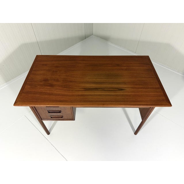 Mid-Century Modern Teak Freestanding Desk by Gunnar Nielsen Tibergaard for Tibergaard, Denmark, 1960s For Sale - Image 3 of 15