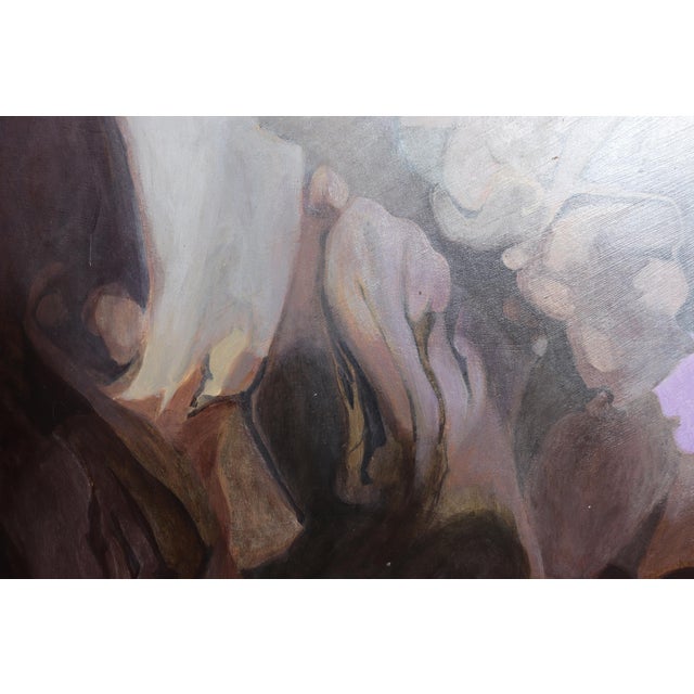 J. Dupain, Abstract Composition, 1960, Oil Painting on Canvas For Sale - Image 6 of 10