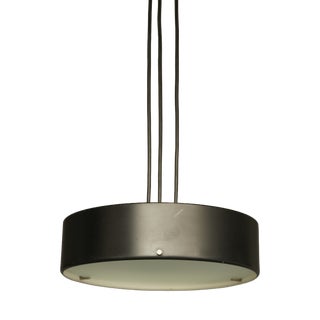 Mid-Century Italian Ceiling Pendant Light in Glass and Metal by Bruno Gatta for Stilnovo, 1950s For Sale