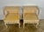 Elegant pair of Fench Provincial bedside tables, crafted from solid wood and retaining a softly worn, time-earned patina....