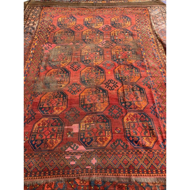 KINTSUGI Nomadic Elephant Track Village Antique Ersari Old-World Beauty ...