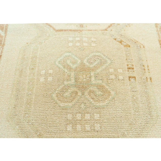 Early 21st Century Turkish Mini Rug Oriental Hand Knotted Vintage Rug 1'8" x 3'3" #20762 For Sale - Image 5 of 8