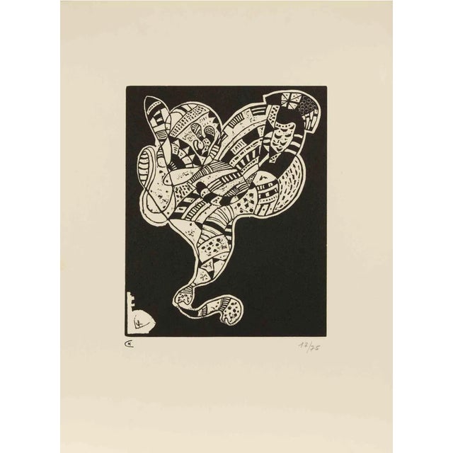 After Kandinsky, Gravure pour 10 Origine, Woodcut, Mid-20th Century For Sale