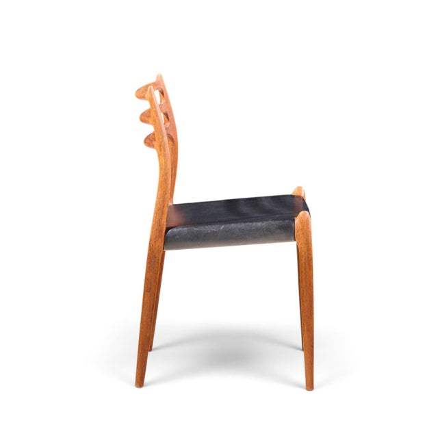 Wood Niels Moller Models 62 and 78 Mid Century Danish Teak Dining Chairs - Set of 8 For Sale - Image 7 of 18
