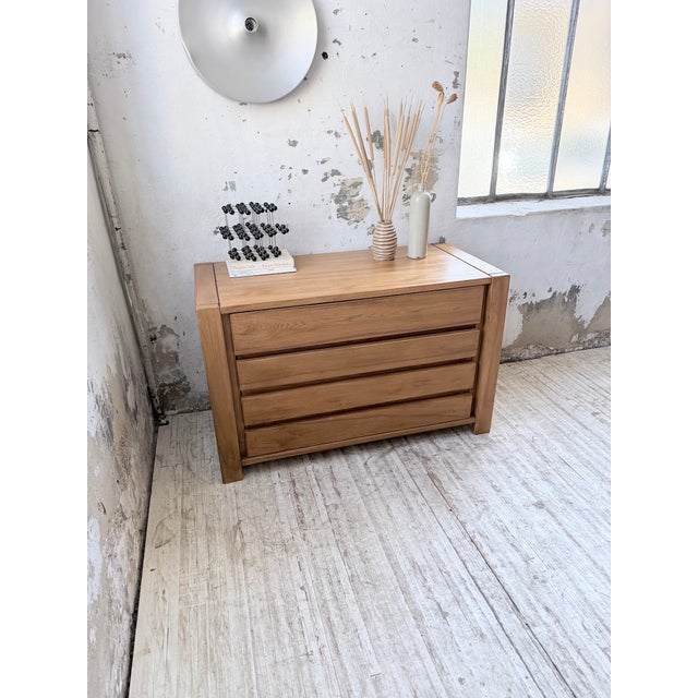 Elm Commode from Maison Regain, 1960s For Sale - Image 11 of 18